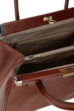 Sac porté main 2 poignées - Cuir