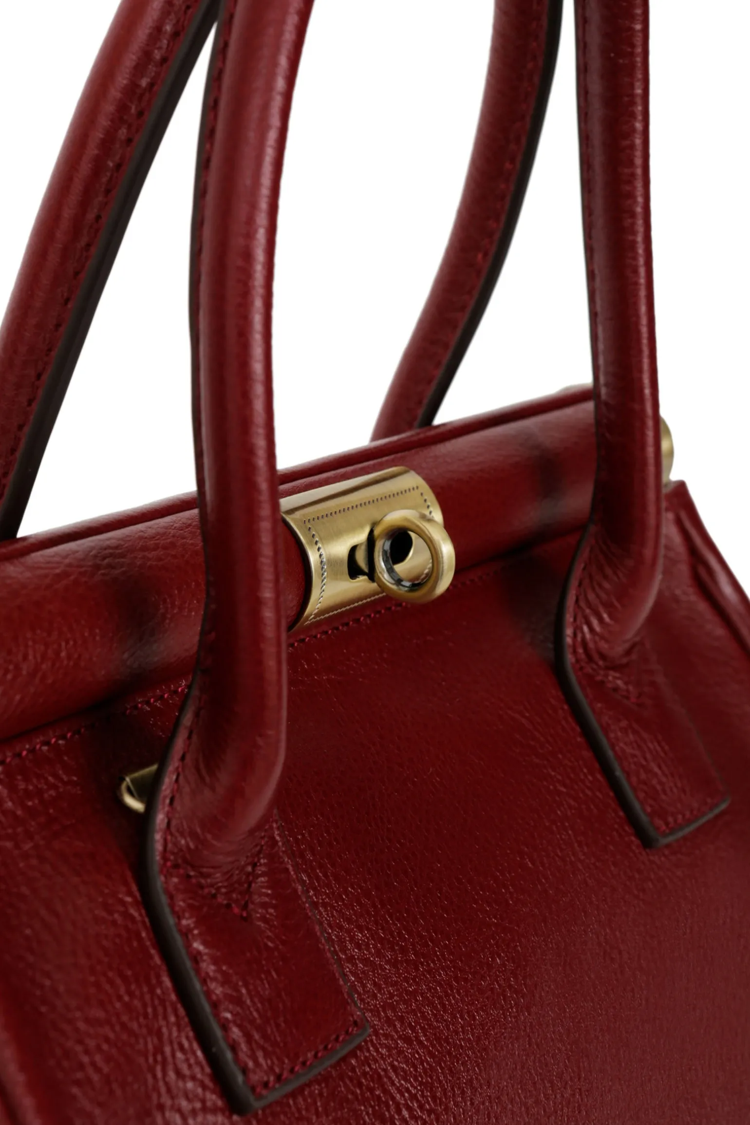 Sac porté main 2 poignées - Cuir