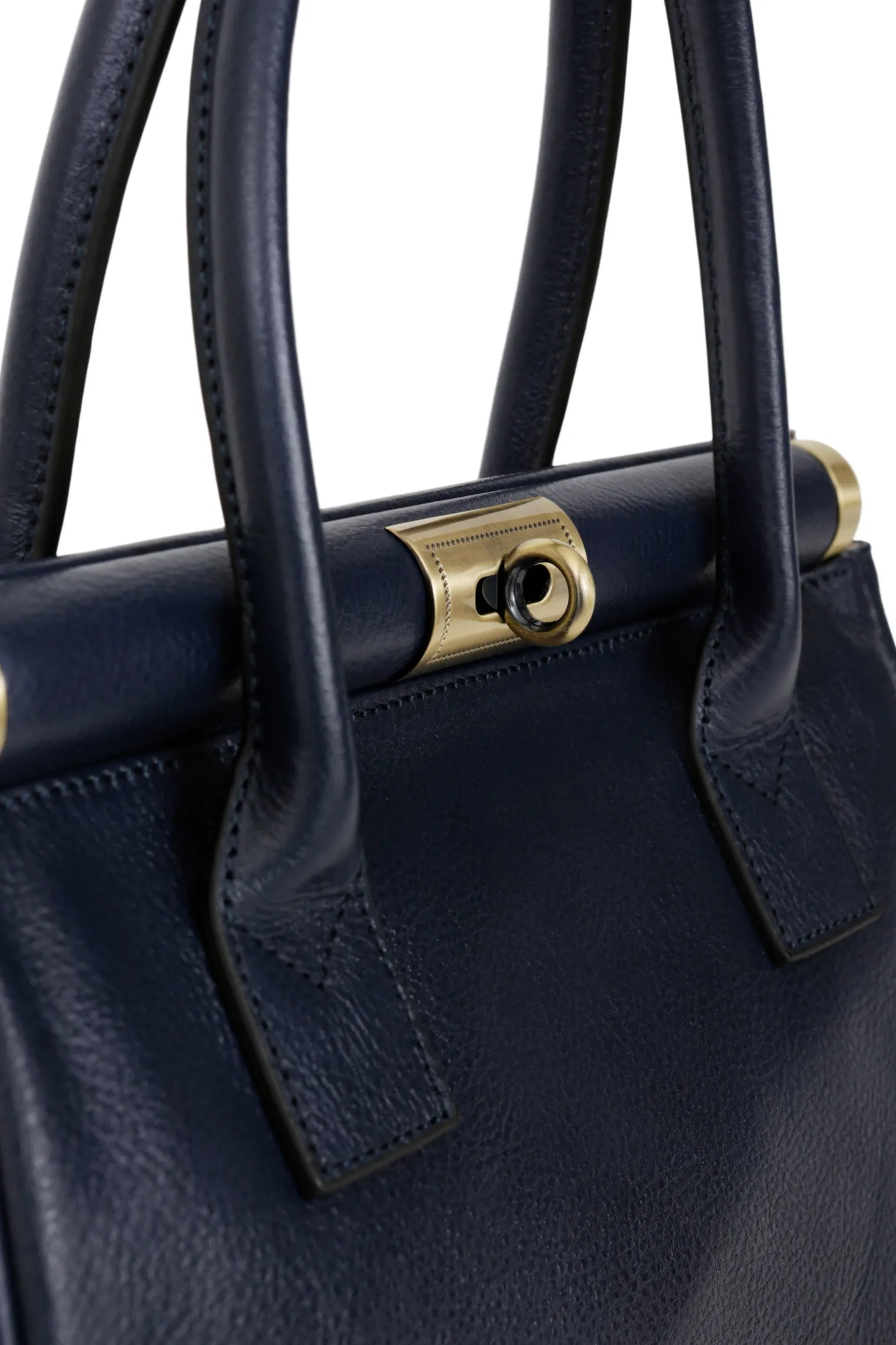 Sac porté main 2 poignées - Cuir