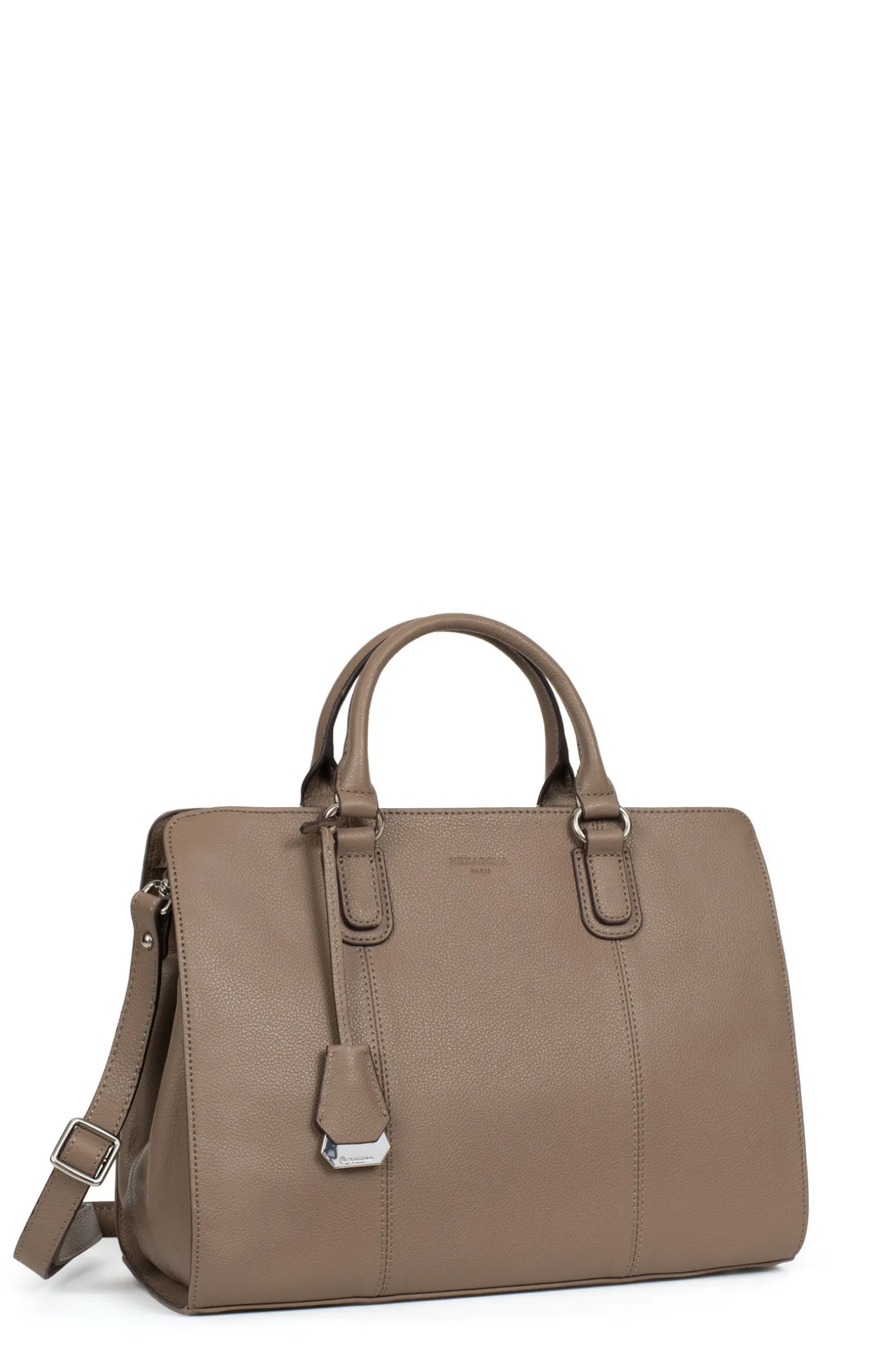 Sac porté main 2 poignées - Cuir