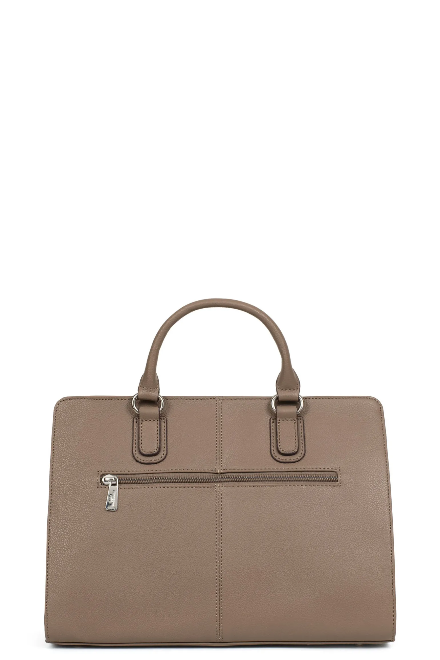 Sac porté main 2 poignées - Cuir