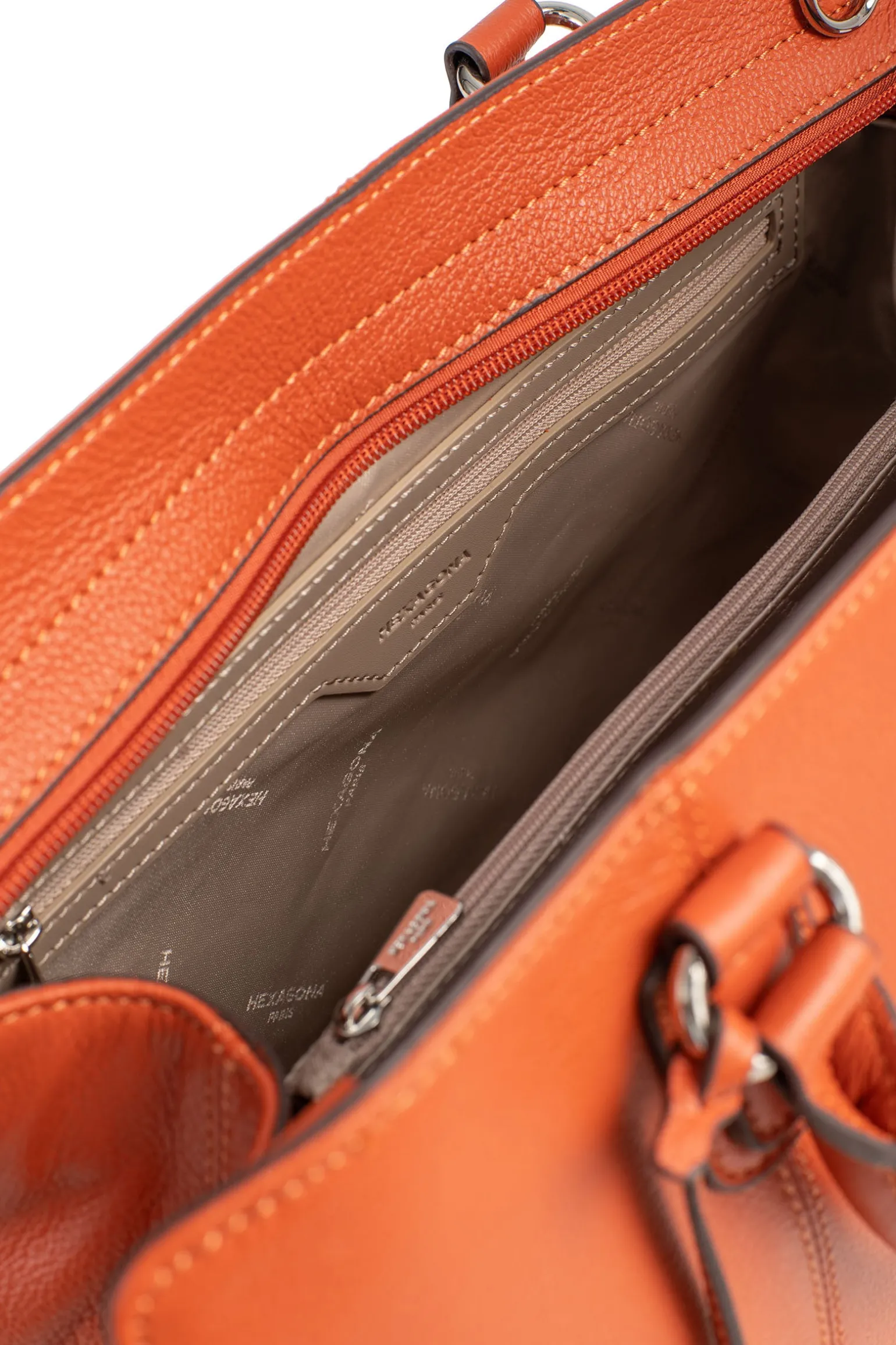 Sac porté main 2 poignées - Cuir