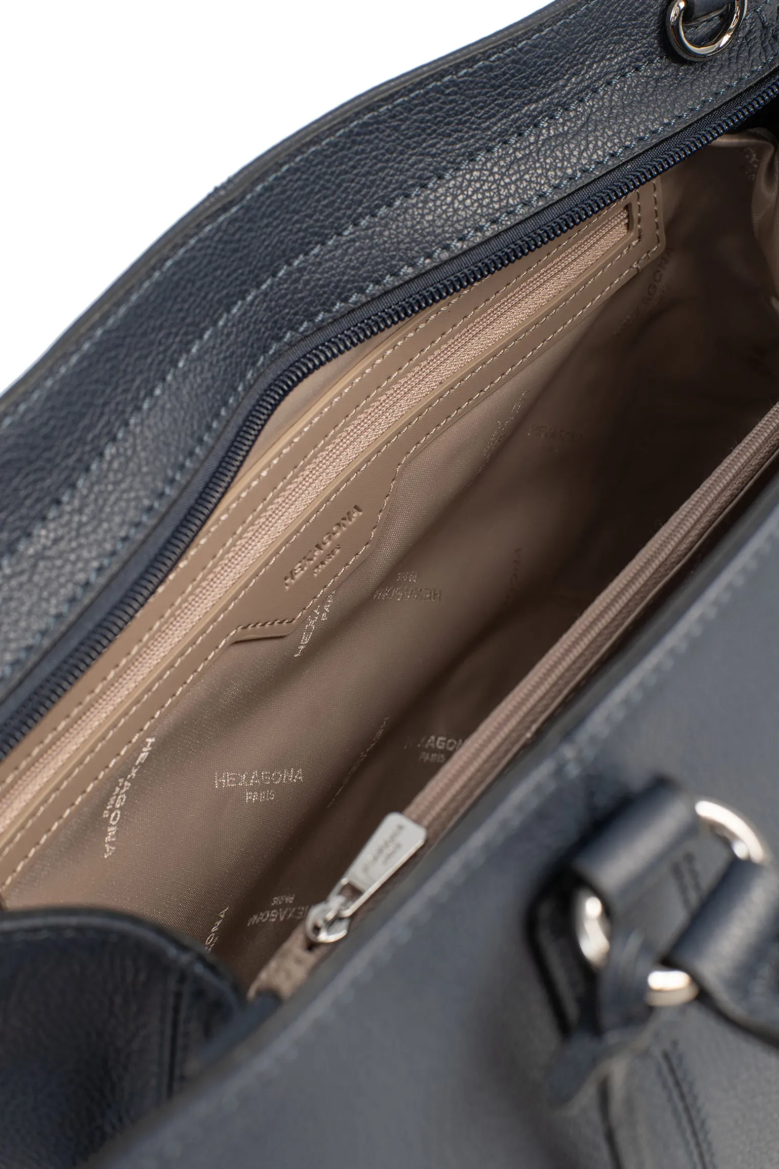 Sac porté main 2 poignées - Cuir