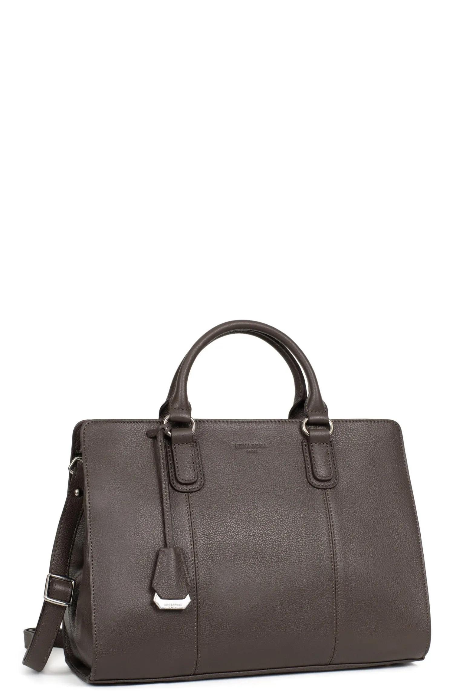 Sac porté main 2 poignées - Cuir
