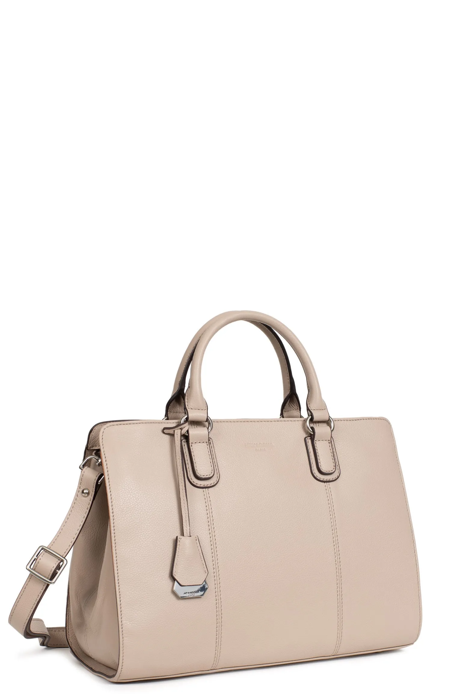 Sac porté main 2 poignées - Cuir