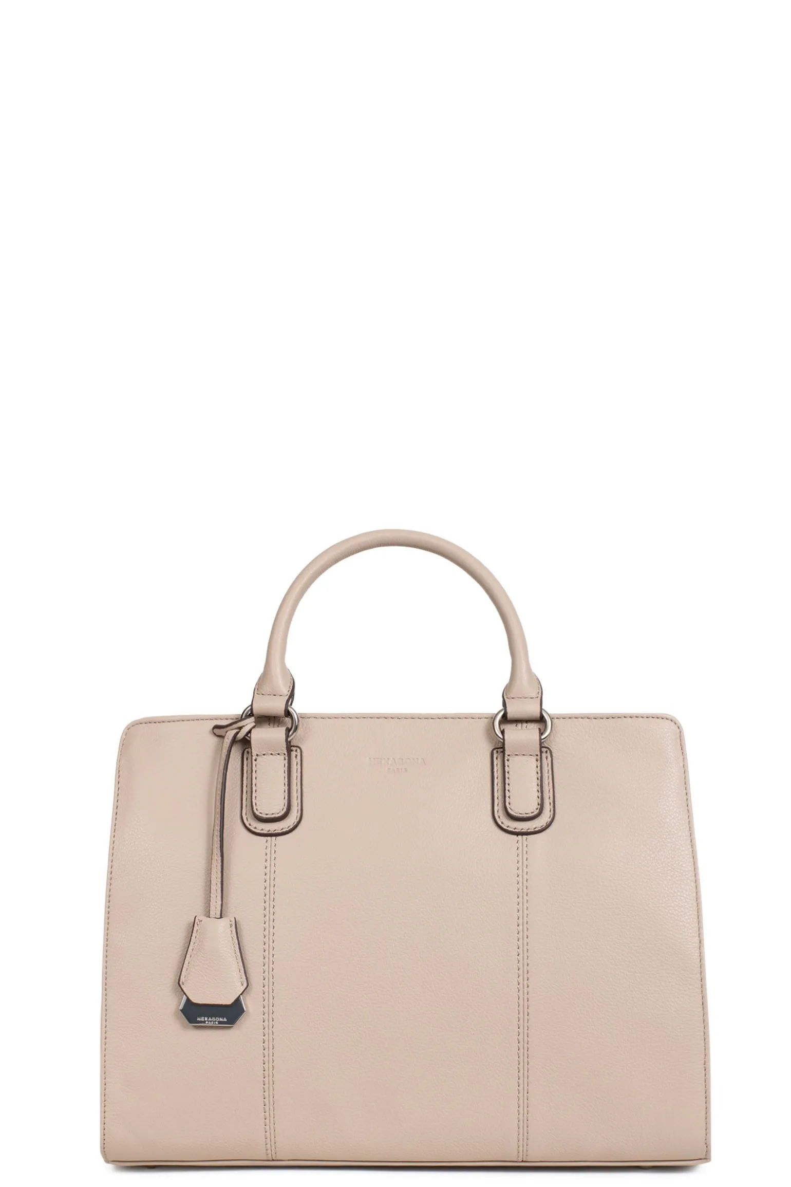 Sac porté main 2 poignées - Cuir