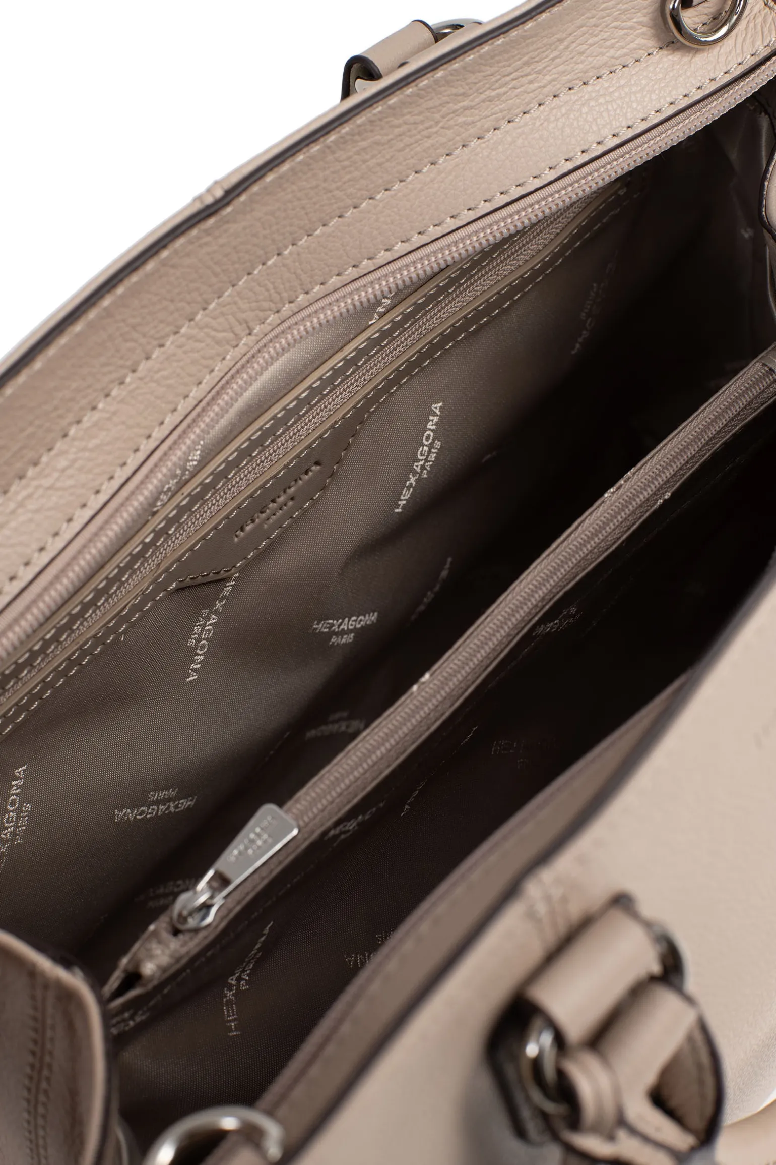 Sac porté main 2 poignées - Cuir