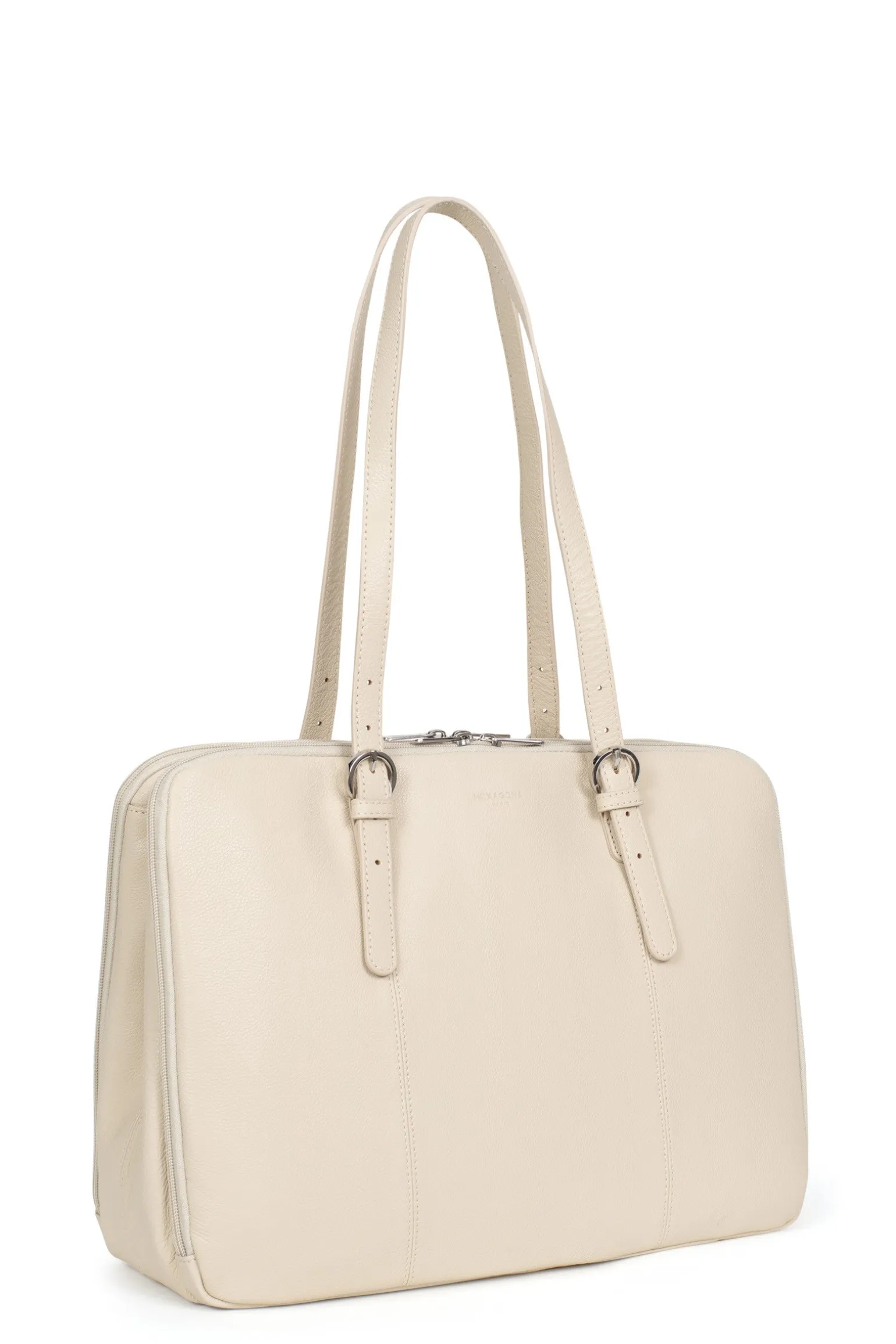 Sac porté épaule 2 anses - 15" & A4 - Cuir