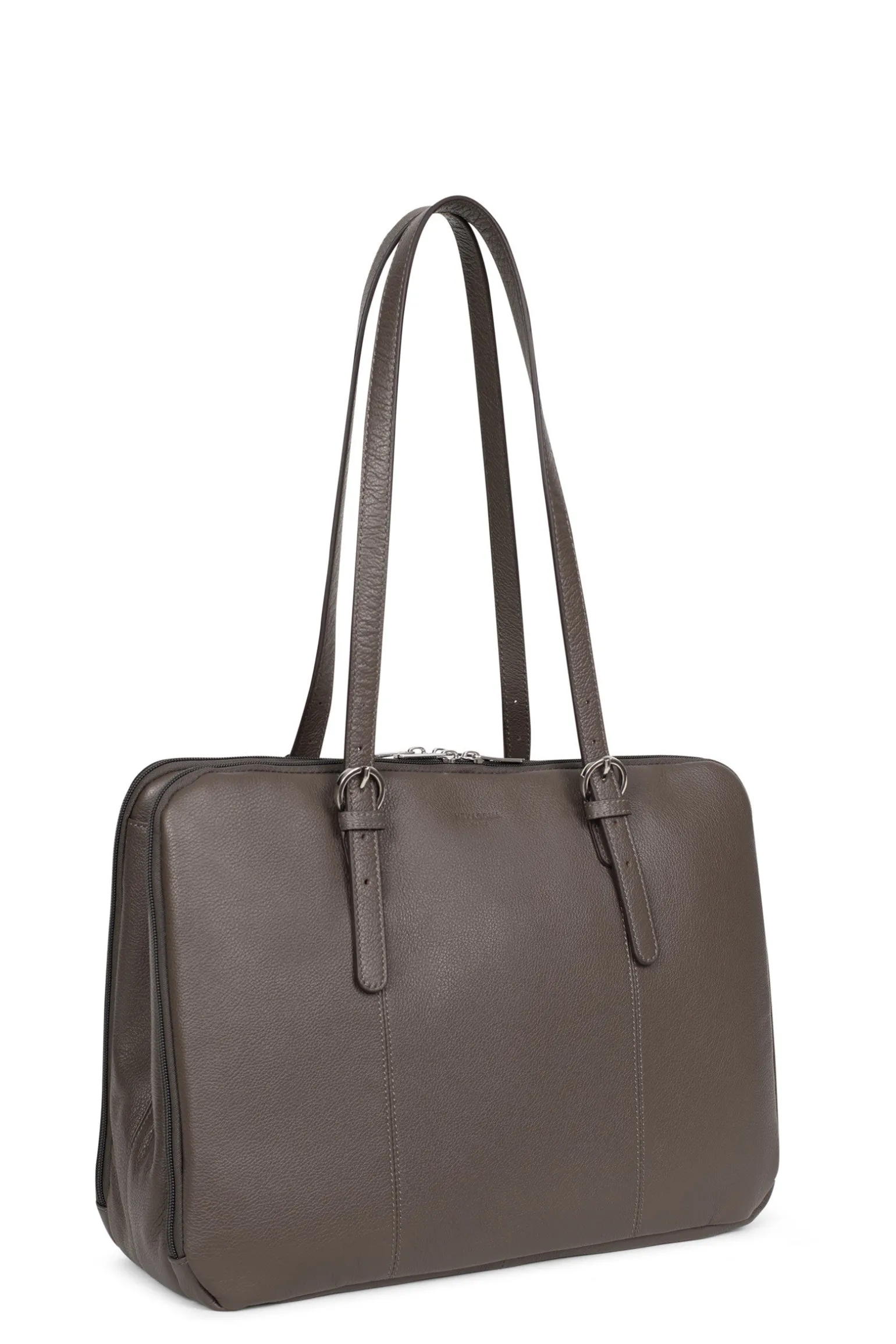 Sac porté épaule 2 anses - 15" & A4 - Cuir