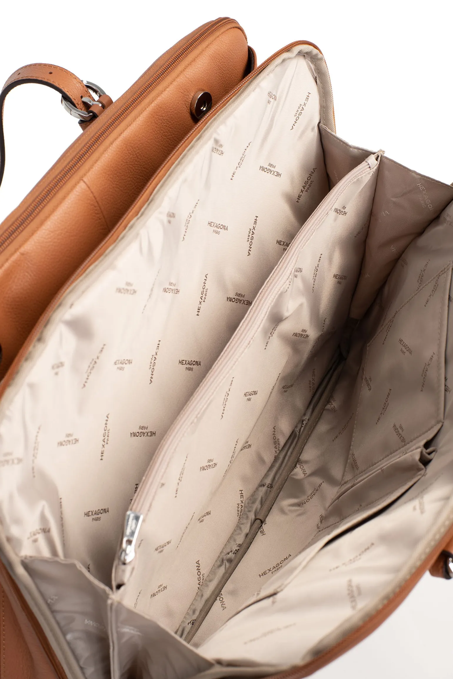 Sac porté épaule 2 anses - 15" & A4 - Cuir