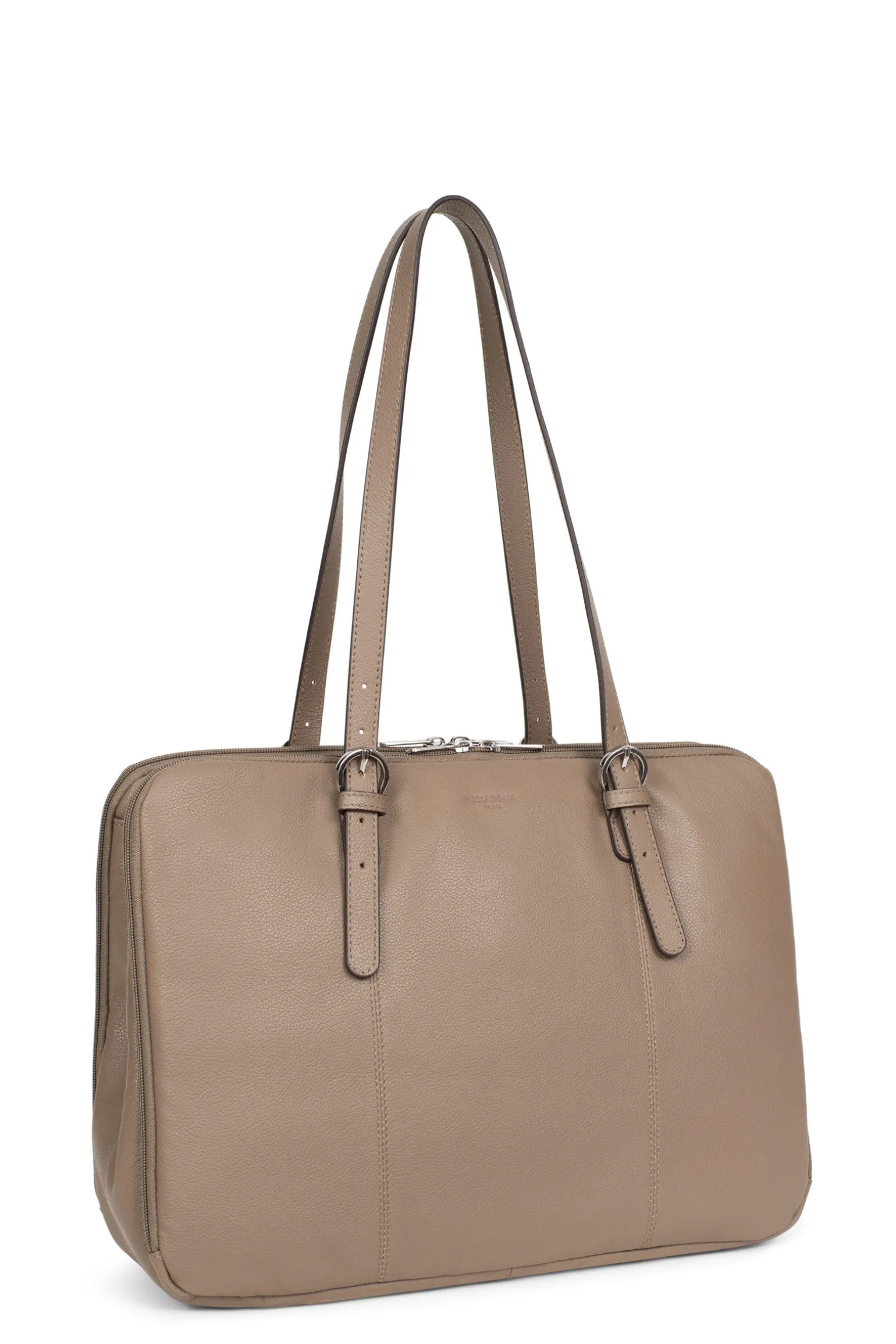 Sac porté épaule 2 anses - 15" & A4 - Cuir