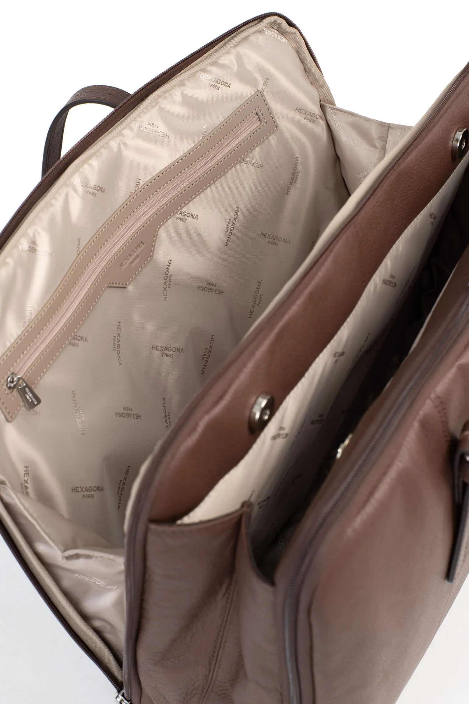 Sac porté épaule 2 anses - 15" & A4 - Cuir