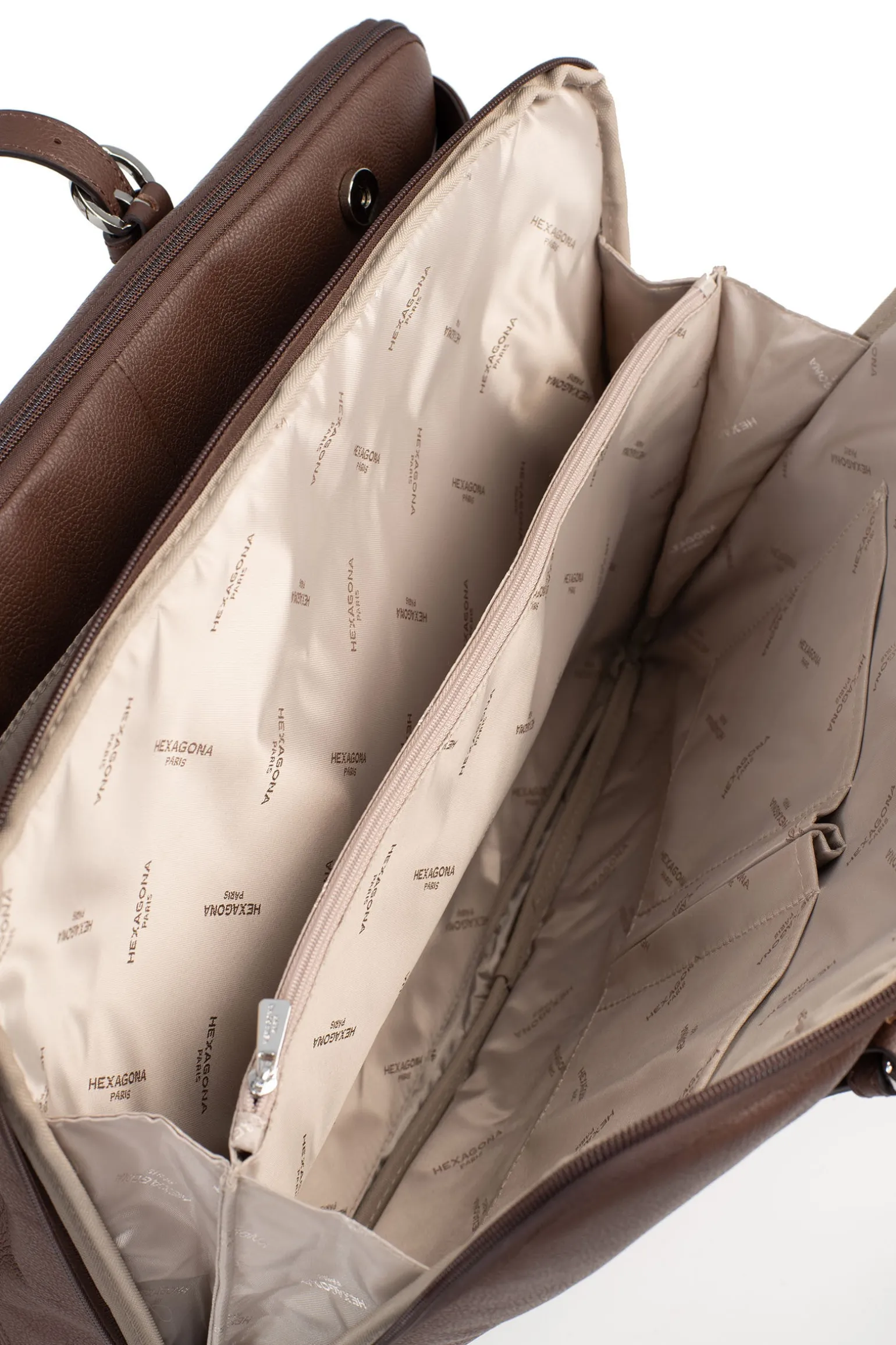 Sac porté épaule 2 anses - 15" & A4 - Cuir