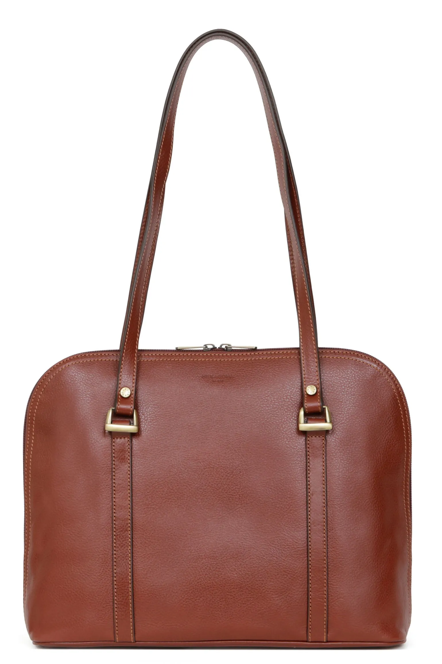 Sac porté épaule 2 anses - A4 - Cuir