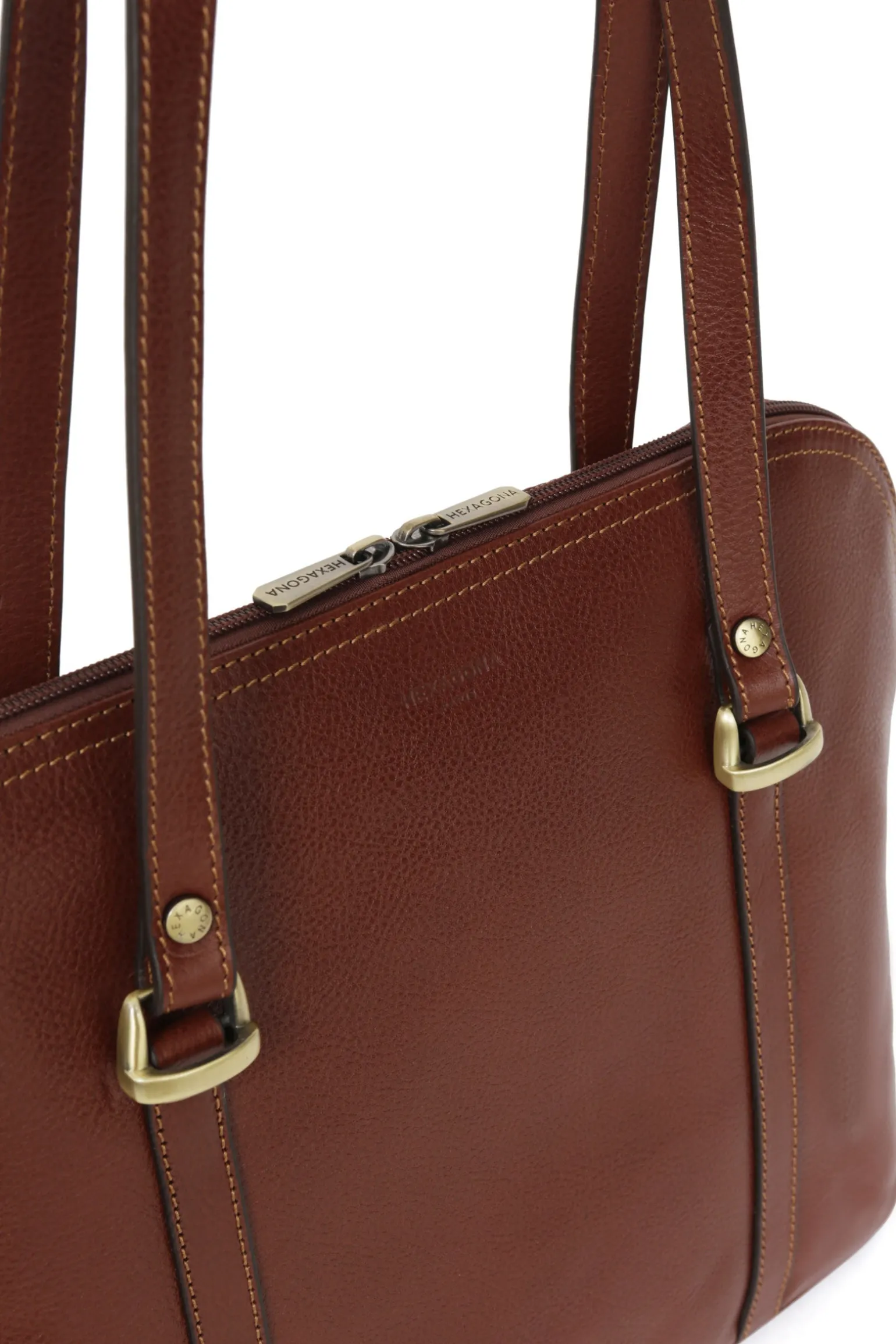 Sac porté épaule 2 anses - A4 - Cuir