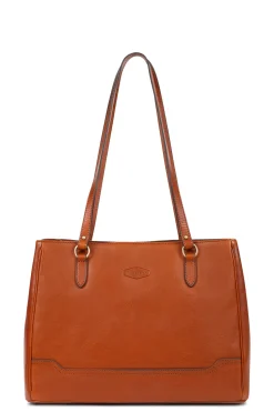 Sac porté épaule 2 anses - A4 - Cuir