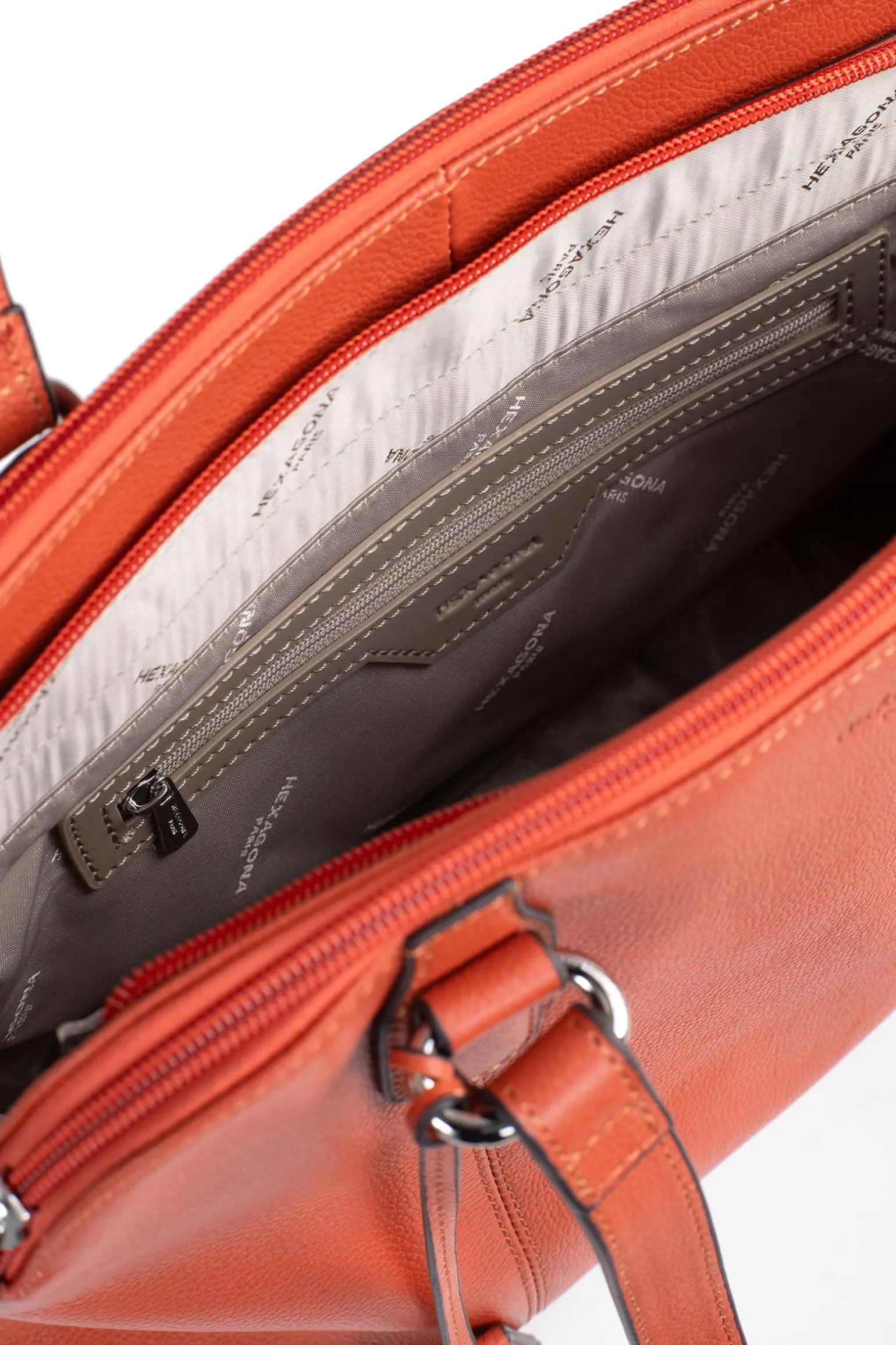 Sac porté épaule 2 anses - A4 - Cuir