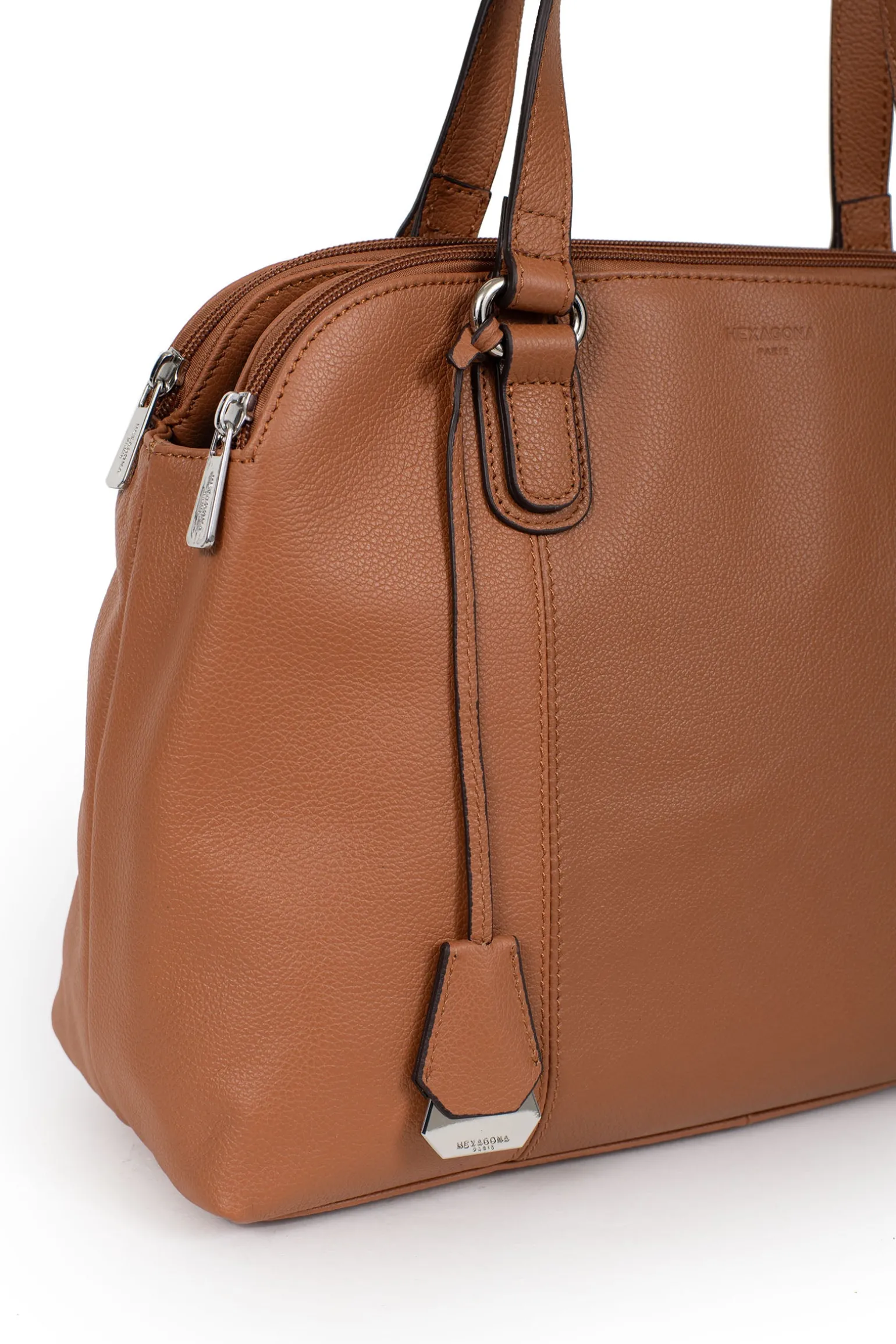 Sac porté épaule 2 anses - A4 - Cuir