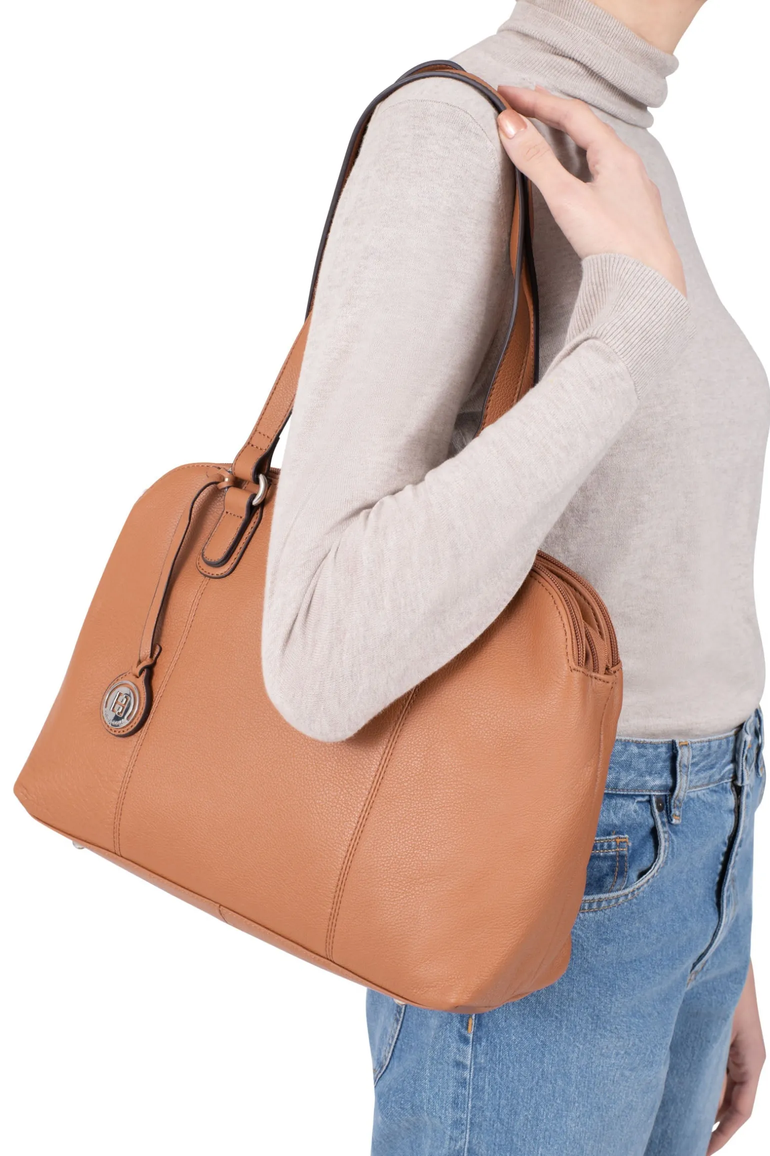 Sac porté épaule 2 anses - A4 - Cuir