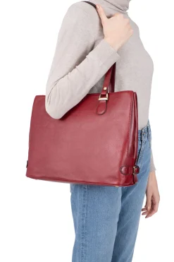 Sac porté épaule 2 anses - A4 - Cuir