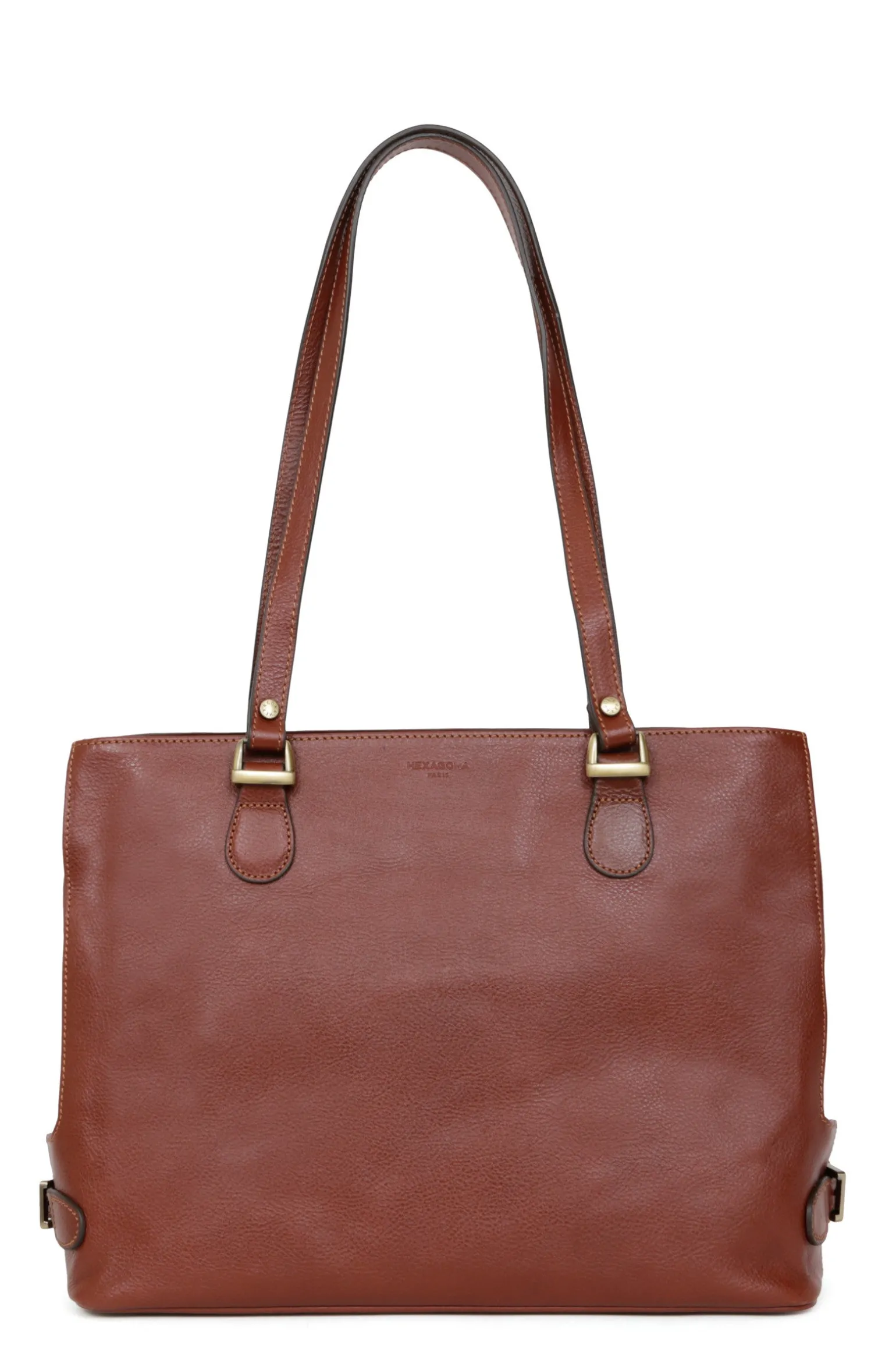 Sac porté épaule 2 anses - A4 - Cuir