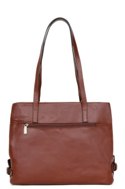 Sac porté épaule 2 anses - A4 - Cuir
