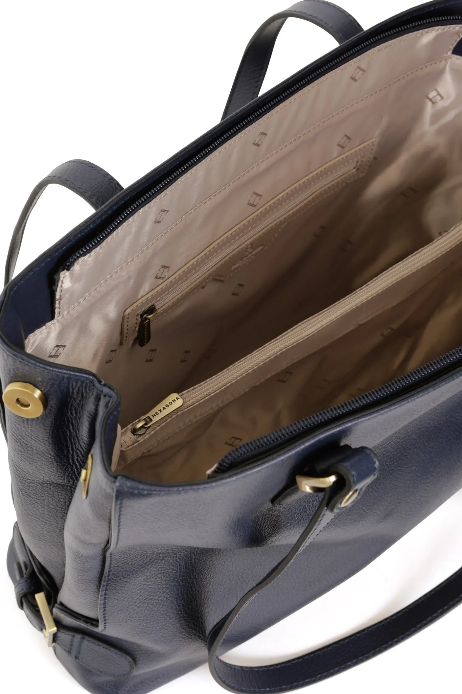 Sac porté épaule 2 anses - A4 - Cuir