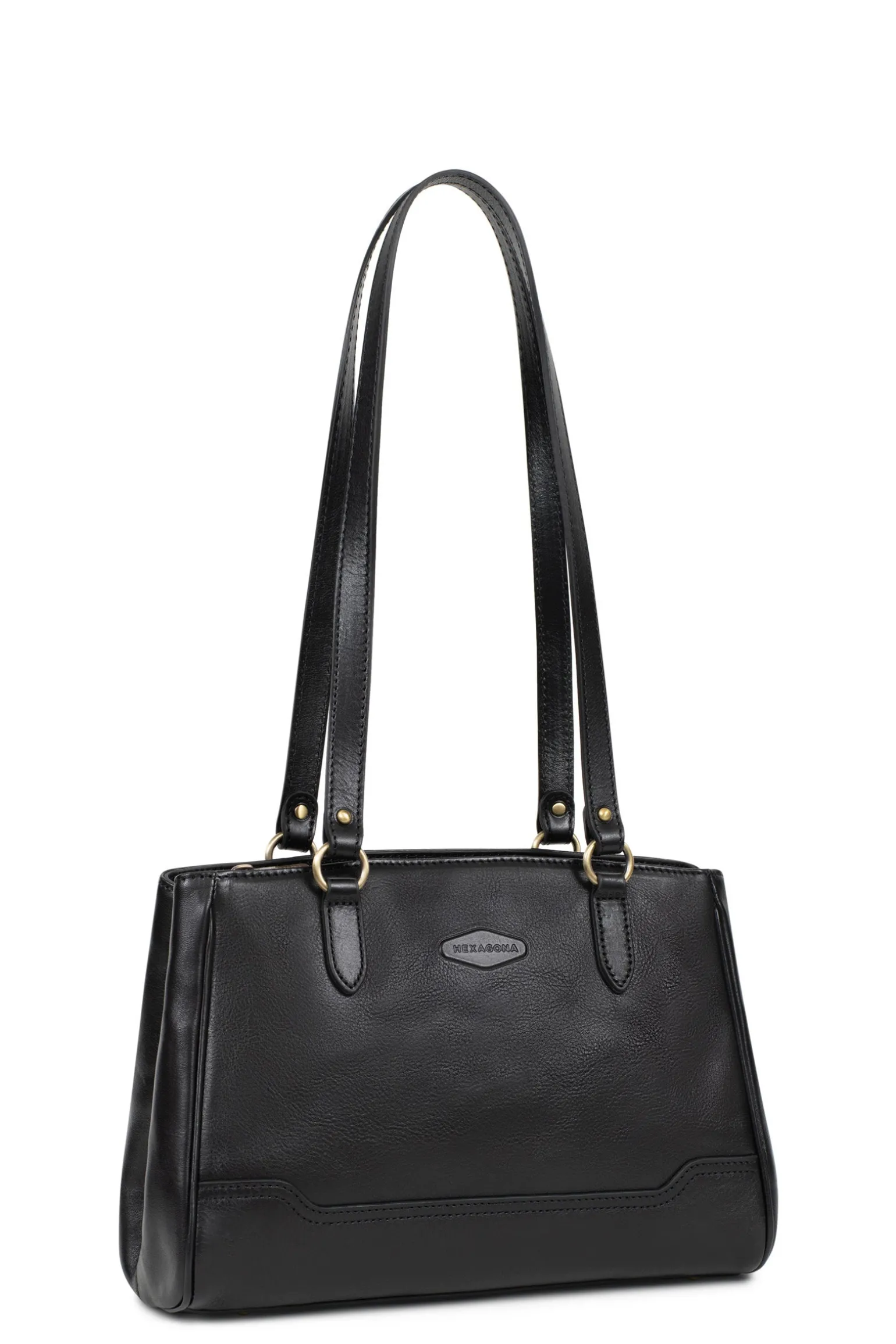 Sac porté épaule 2 anses - Cuir