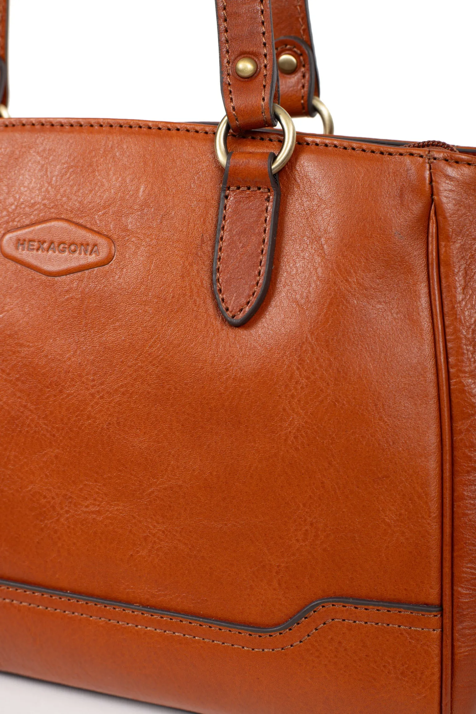 Sac porté épaule 2 anses - Cuir