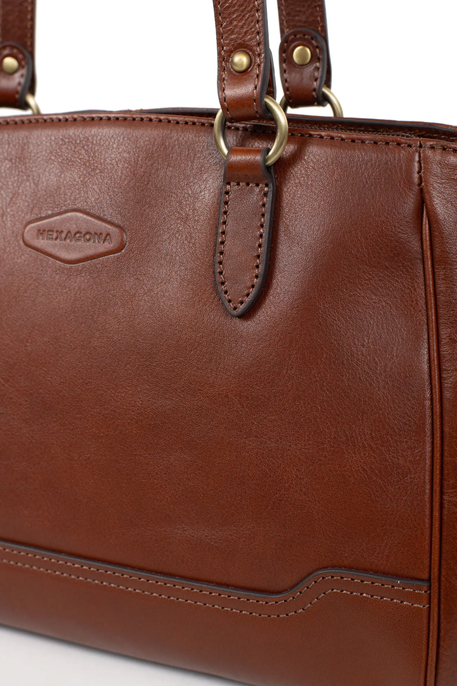 Sac porté épaule 2 anses - Cuir