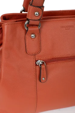 Sac porté épaule 2 anses - Cuir