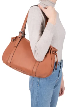 Sac porté épaule 2 anses - Cuir