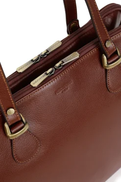 Sac porté épaule 2 anses - Tablette & A4 - Cuir