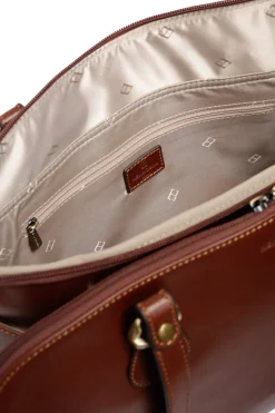 Sac porté épaule 2 anses - Tablette & A4 - Cuir