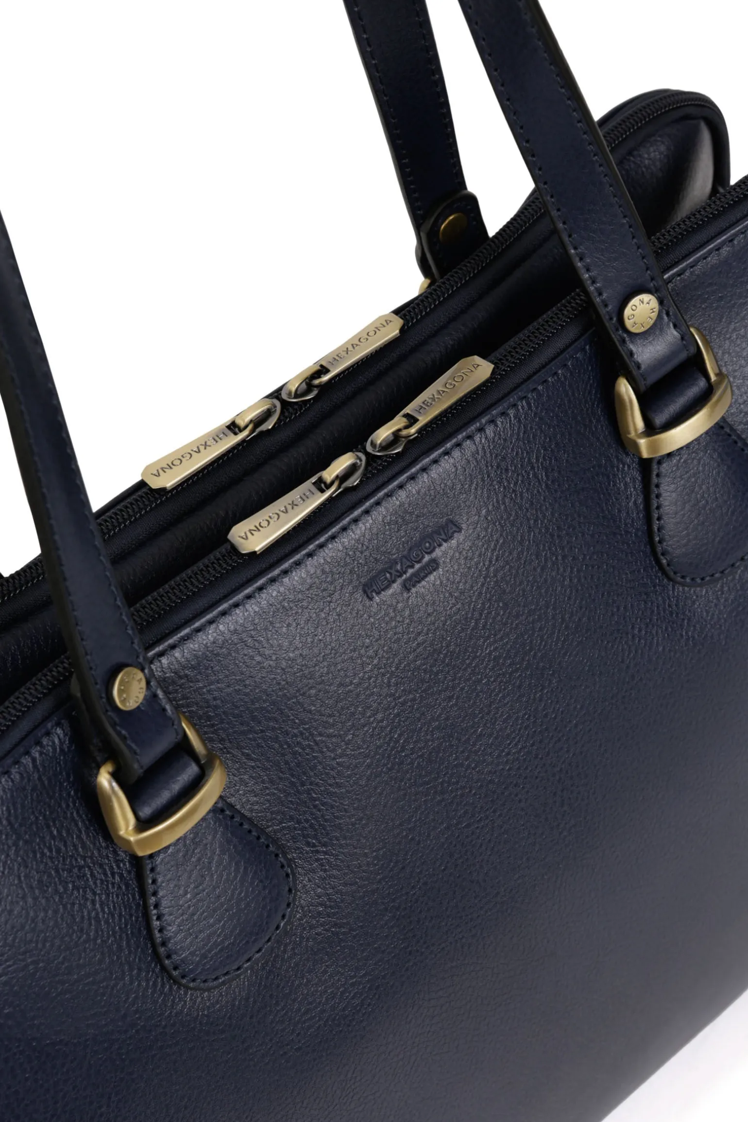 Sac porté épaule 2 anses - Tablette & A4 - Cuir