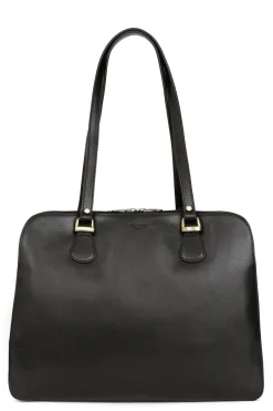 Sac porté épaule 2 anses - Tablette & A4 - Cuir