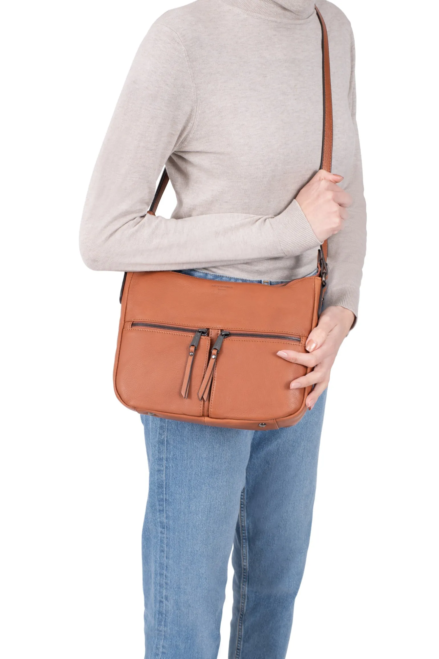 Sac porté travers - Cuir