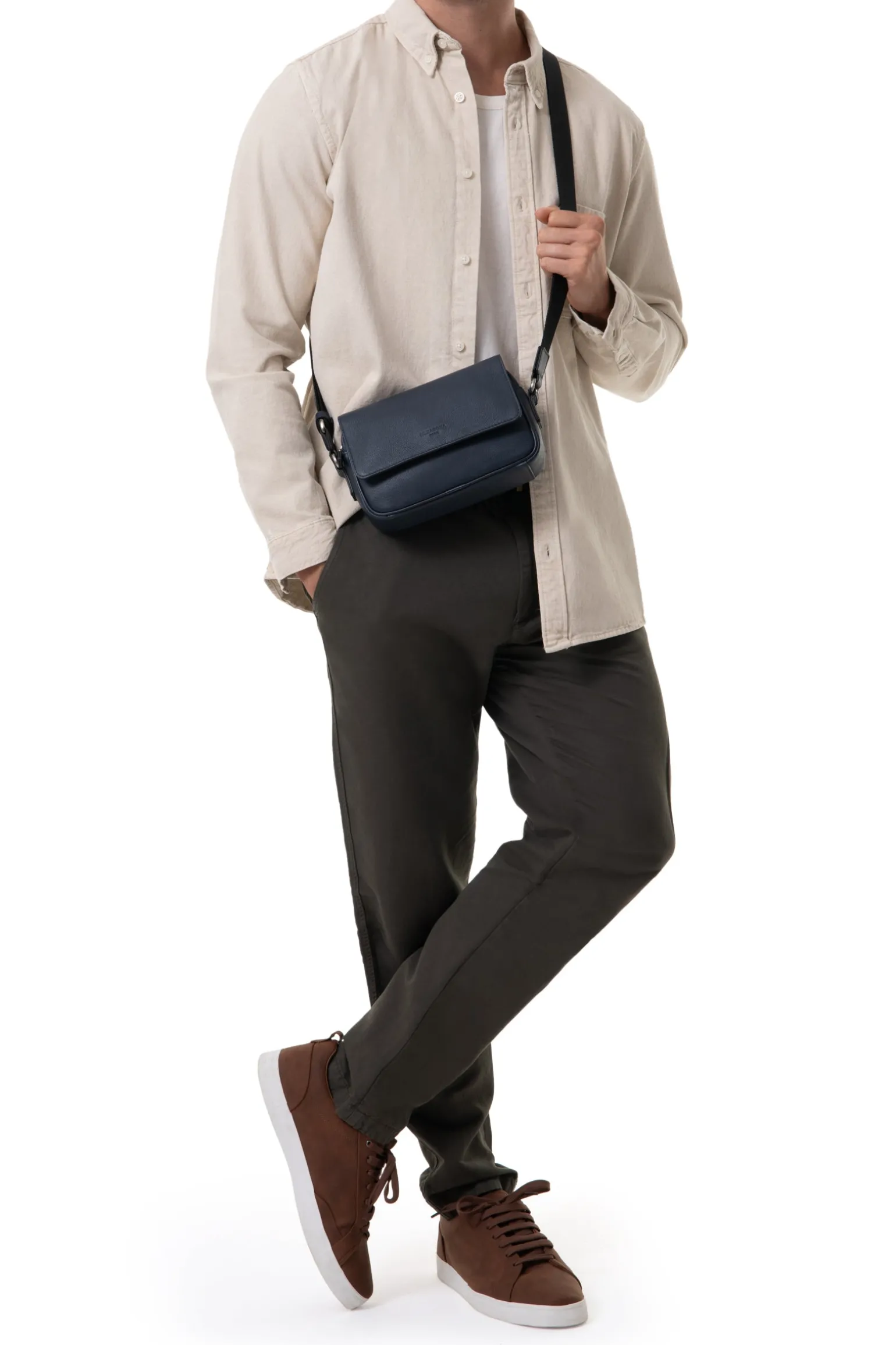 Sac reporter - Cuir