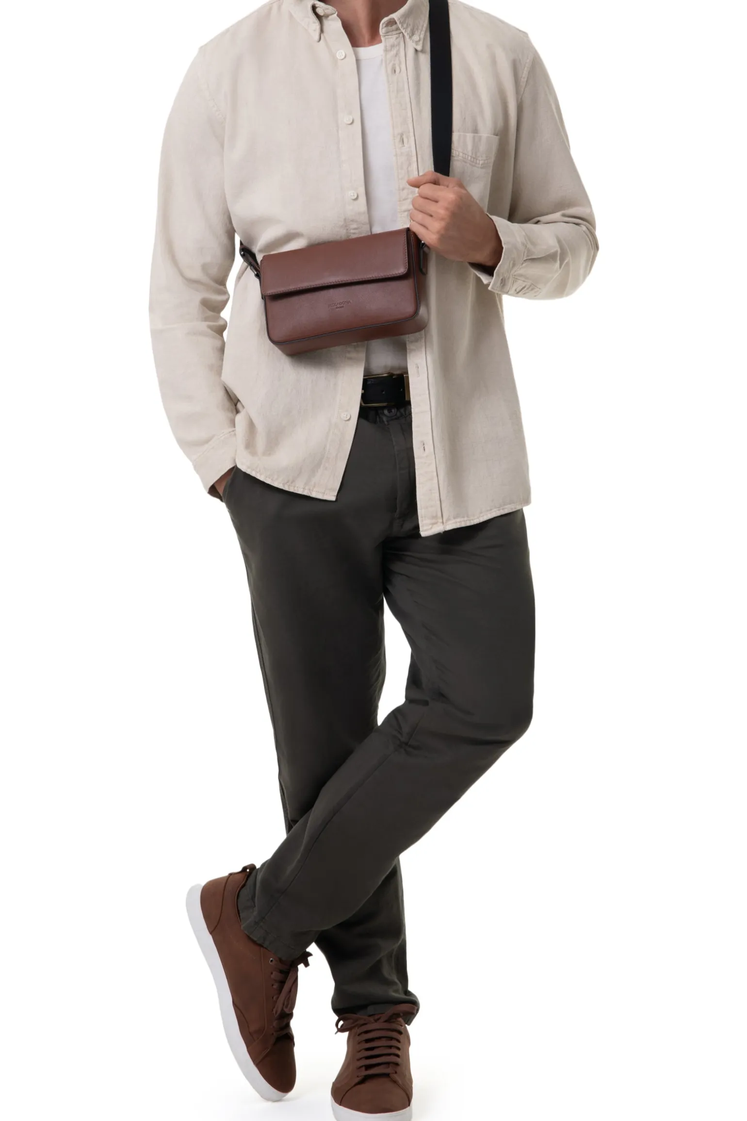 Sac reporter - Cuir