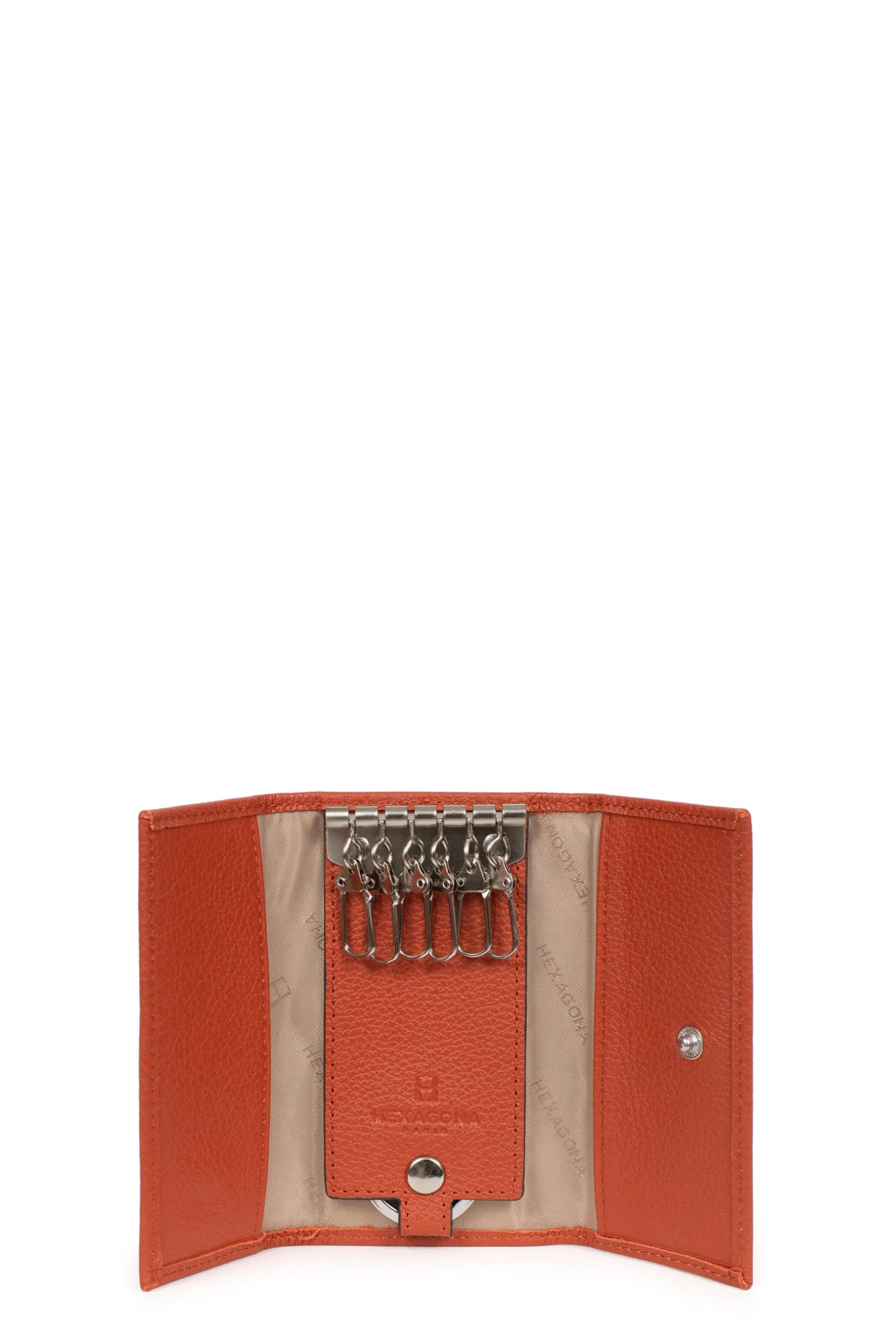 Étui porte-clés - 2 volets - Cuir