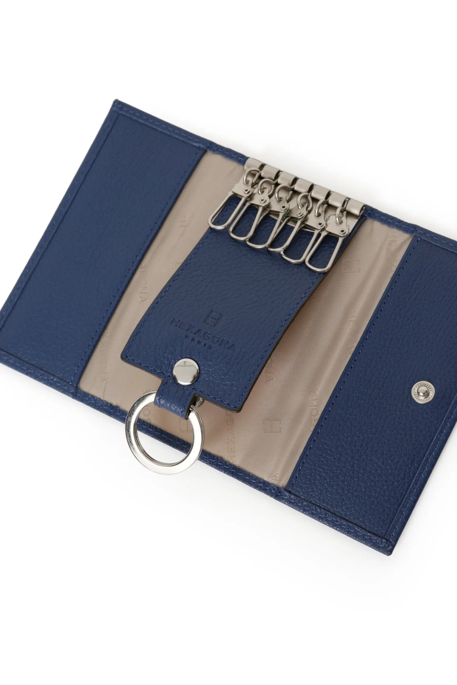 Étui porte-clés - 2 volets - Cuir
