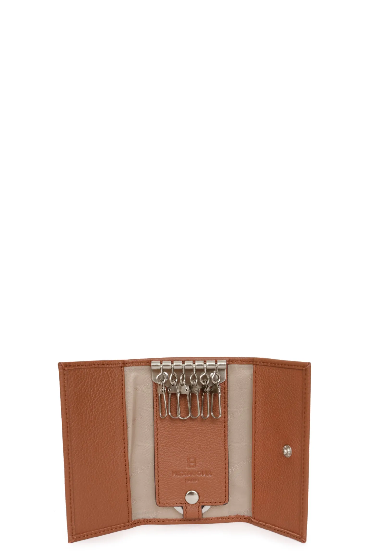 Étui porte-clés - 2 volets - Cuir