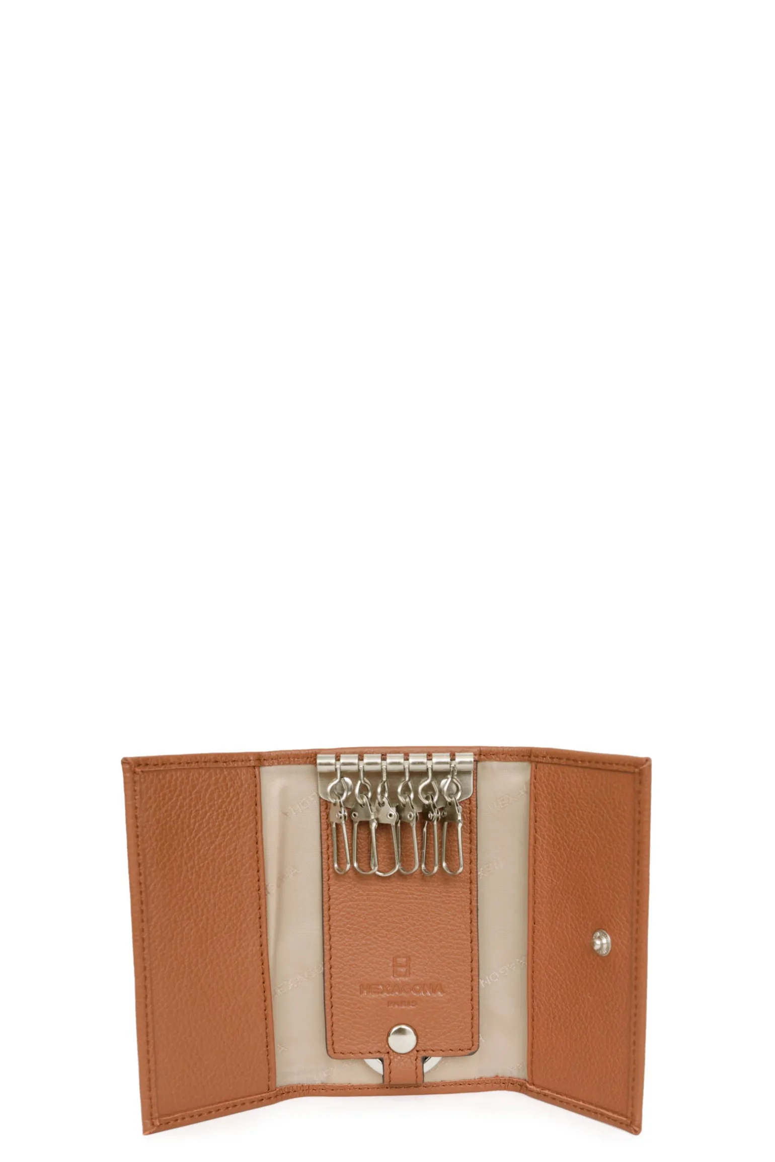 Étui porte-clés - 2 volets - Cuir