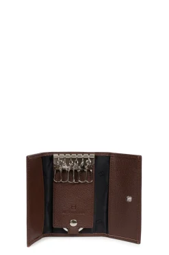 Étui porte-clés - 2 volets - Cuir