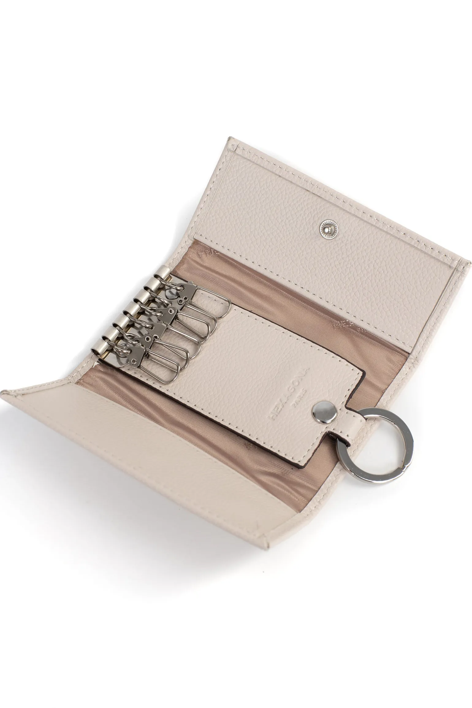 Étui porte-clés - 2 volets - Cuir