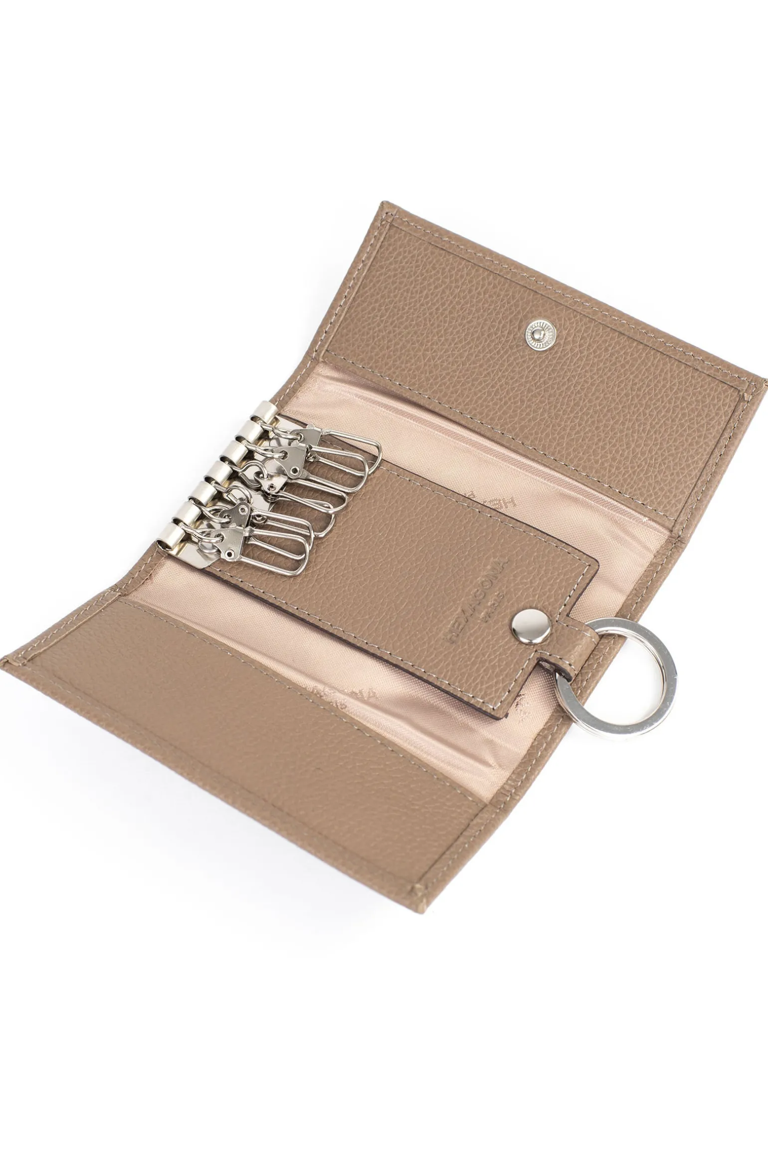 Étui porte-clés - 2 volets - Cuir