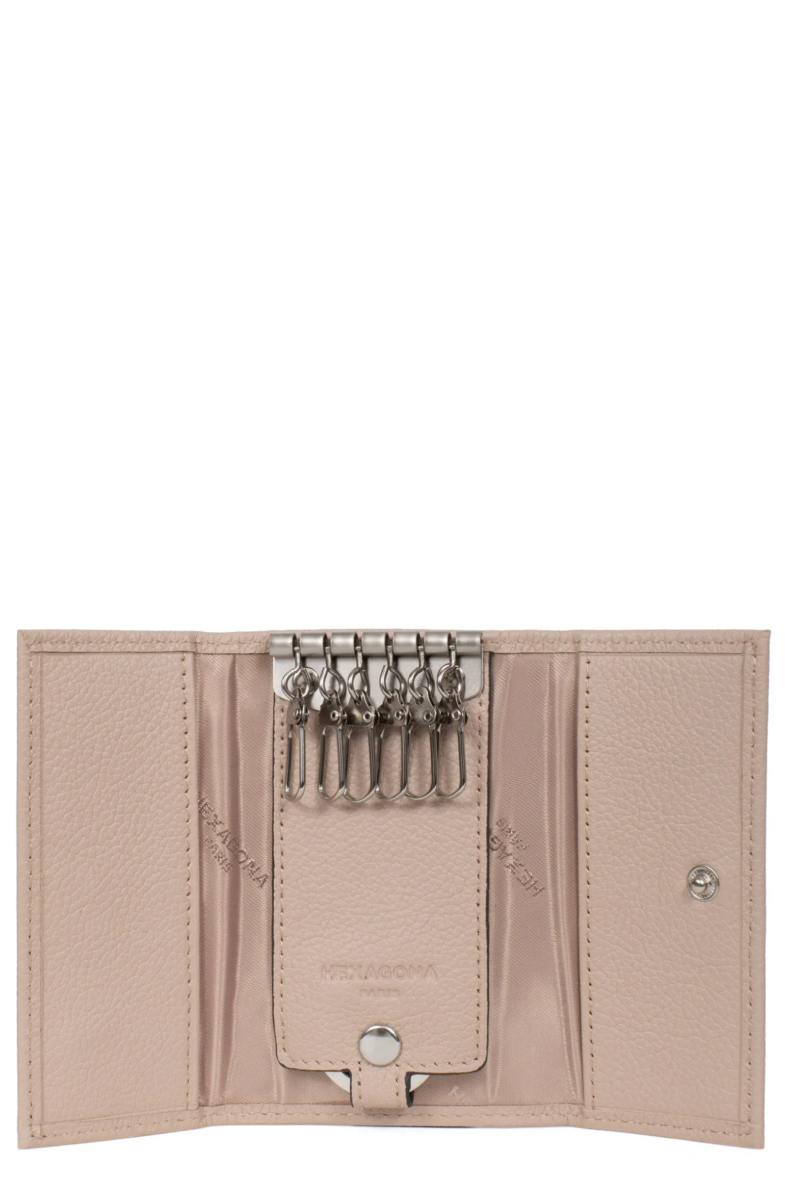 Étui porte-clés - 2 volets - Cuir