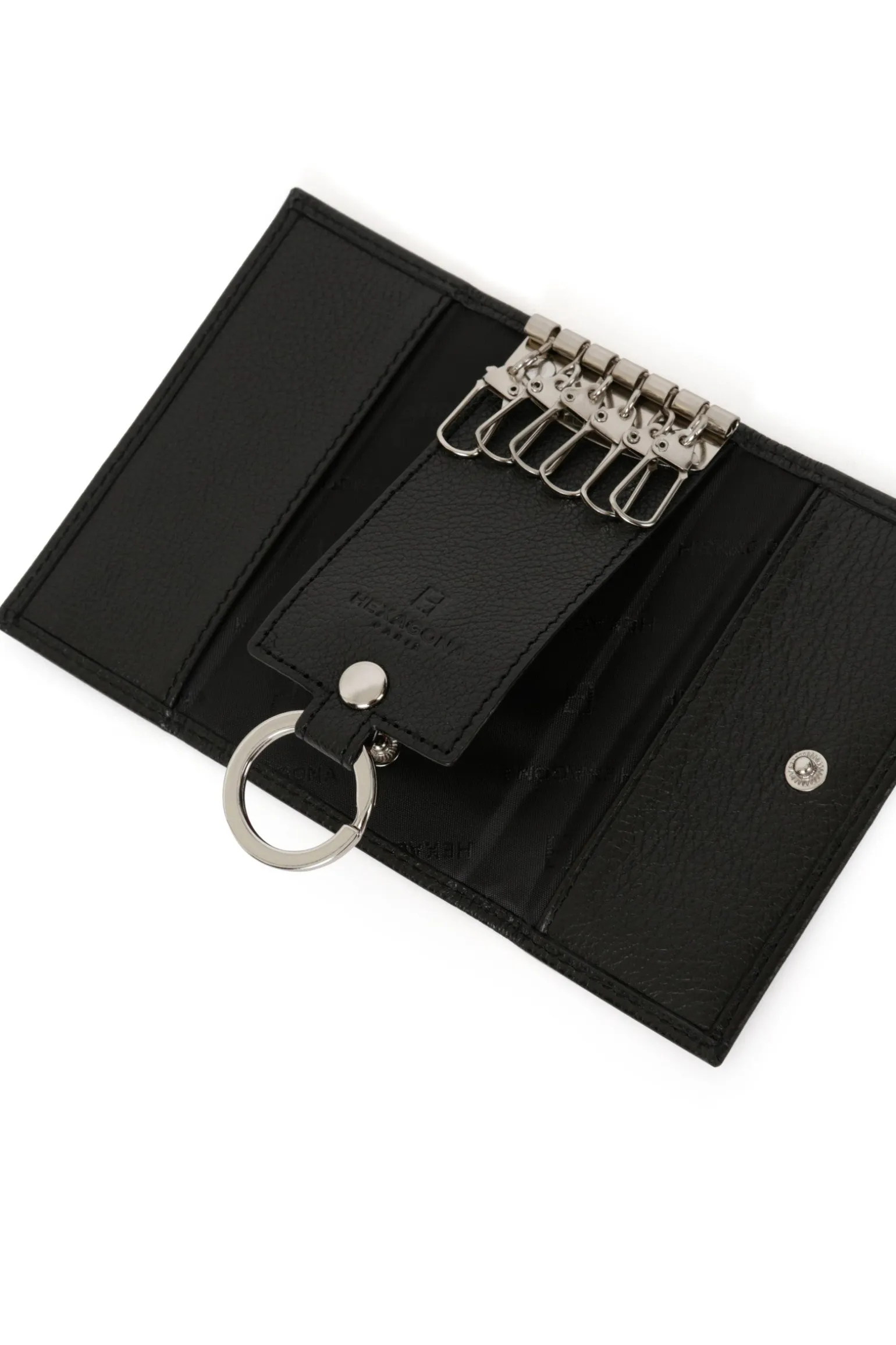 Étui porte-clés - 2 volets - Cuir