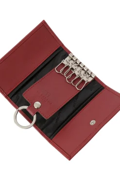 Étui porte-clés - 2 volets - Cuir